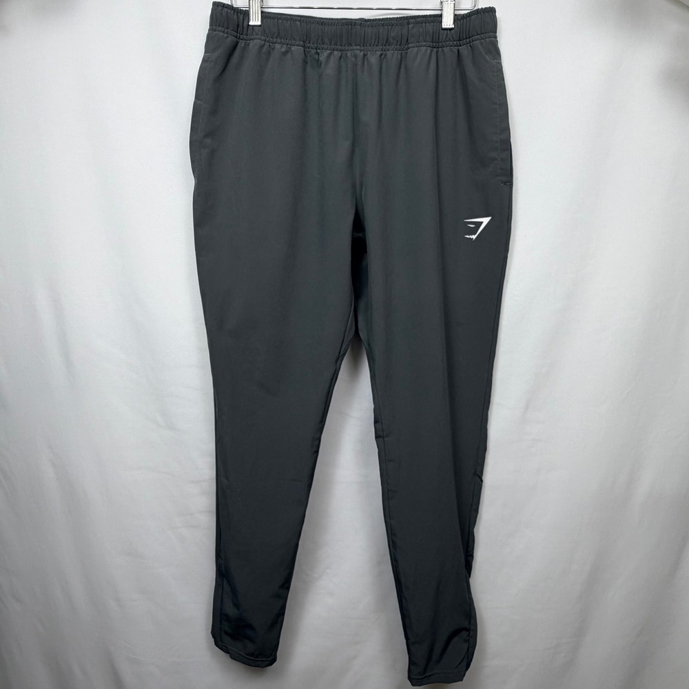 Gymshark Arrival Woven Joggers Mens Medium Gray Slim Fit Training Pants A2A1N